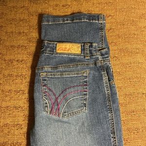 O’Neill Women’s Junior’s Low-Rise Boot Cut Denim Jeans Size 7 Stretch